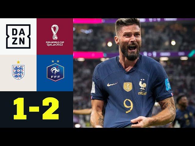 England im Elfmeterpech! Giroud entscheidet Top-Duell: England – Frankreich 1:2 | WM 2022 | DAZN