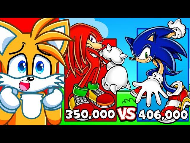 SONIC vs KNUCKLES Power Level Comparison