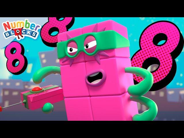 ‍️ Octonaughty Strikes Again! ‍️ | Counting for Kids | 12345 | Numberblocks