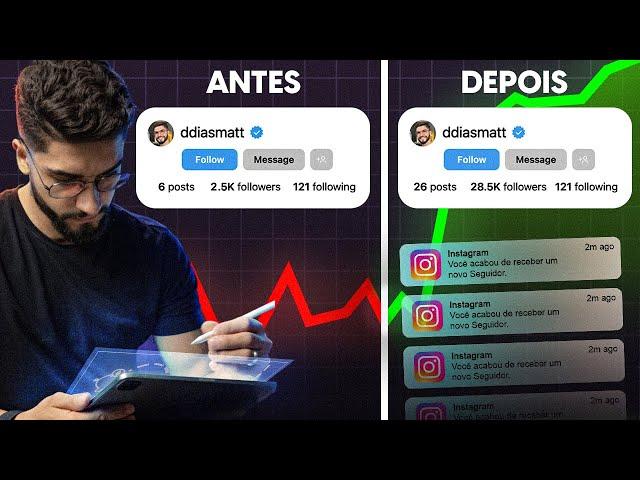 GANHE +100 Seguidores POR DIA com esses 5 Hacks no Instagram