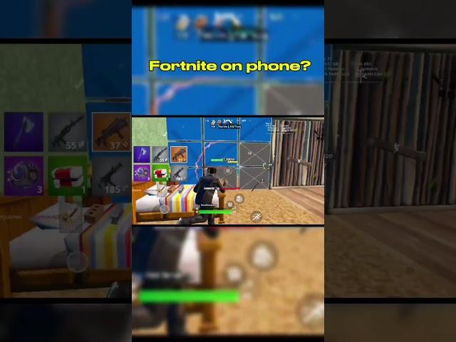 Best Fortnite mobile player on a android phone!? #fortnitemobile