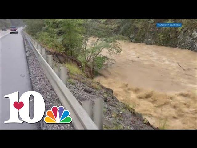 I-40 closed in Cocke Co. and Western NC after mudslides, flooding along interstate