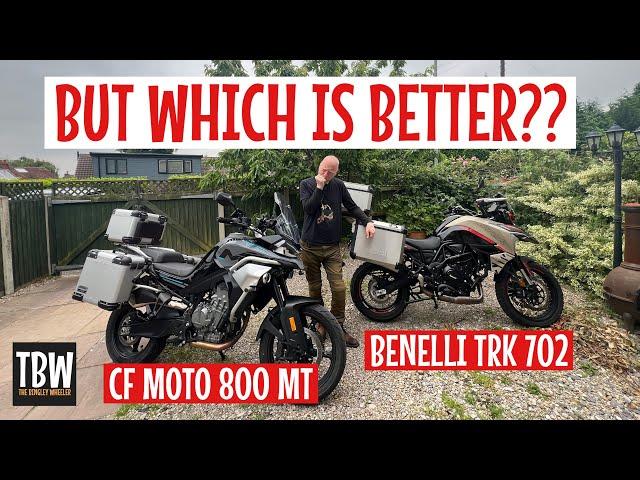 Benelli TRK 702 v CF Moto 800 MT!!