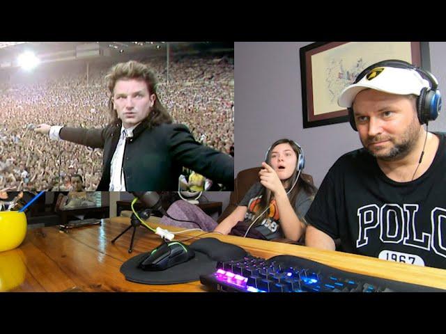 U2 - Live Aid | Fourteen Year-Old Reaction - Her face says it all!