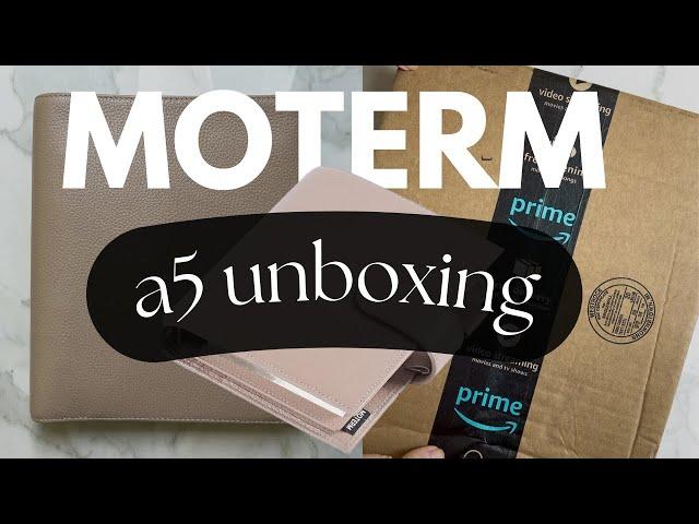 Unboxing of Moterm A5 - Moterm A5 Luxe Rings Planner   Unboxing and Review Planner