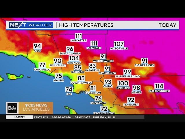 Cooler temps expected this weekend after SoCal heat wave