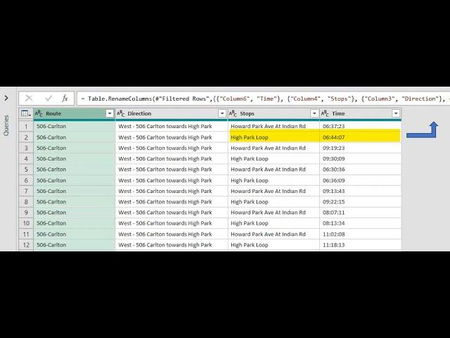 HOW TO TRANSFORM ROWS INTO COLUMNS  (Power Query)