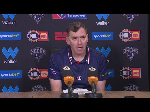 Mike Wells press conference vs Tasmania JackJumpers - Round 10, NBL25