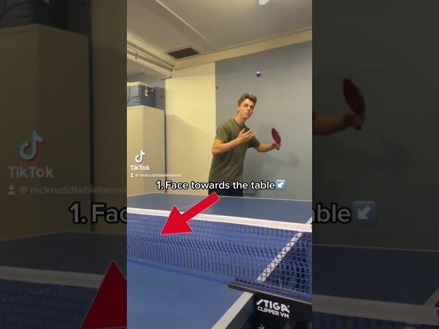 FASTEST table tennis serve  Tutorial  #tabletennis #pingpong #serve #tutorial #shorts #youtube