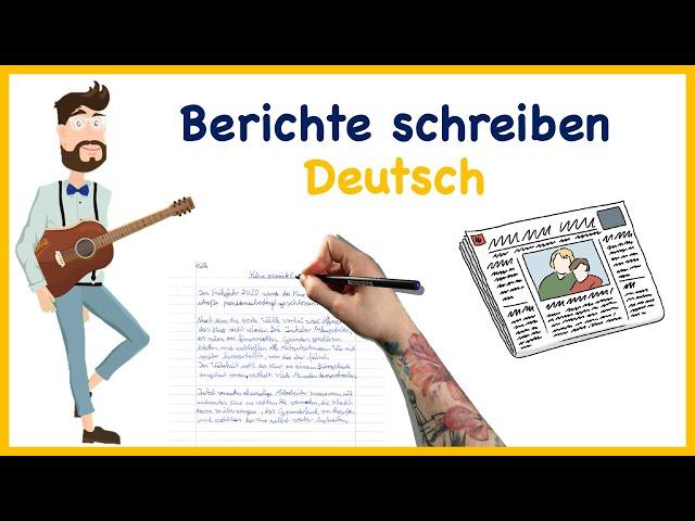 Berichte schreiben - kurz & knackig | Deutsch