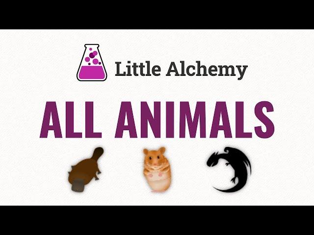 ALL ANIMALS in Little Alchemy