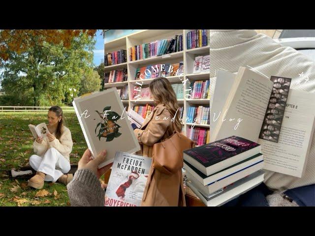 COZY FALL READING VLOG ️ Neues Highlight, Cozy Reads & Thriller Empfehlung || samiraxrieger