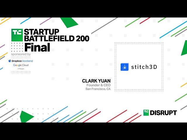 2024 Startup Battlefield Top 5 Finalists: Stitch3D | TechCrunch Disrupt 2024