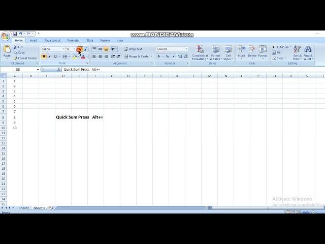 Quick Addition In Excel #excel #exceltutorial #exceltips #exceltrick #onlineclasses #onlineearning