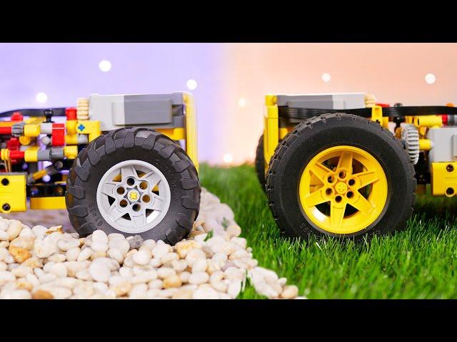 Testing LEGO Tires and  Wheels