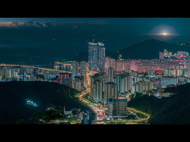 [4K] The world's most perfect night view of Busan Time Lapse