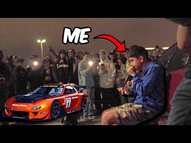 Live Car Sounds at My Own Meet *Ridiculous Crowd*