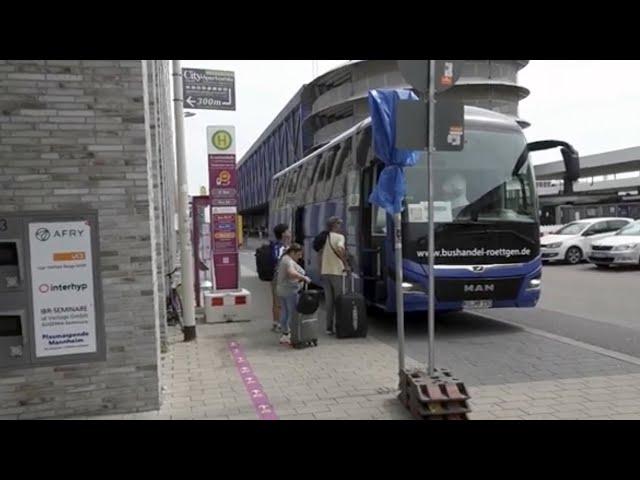 Riedbahn-Sanierung: Der Schienenersatzverkehr auf der Strecke Mannheim - Frankfurt