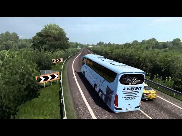 Euro Truck Simulator 2 Bus trip to Southampton with Irizar I8 Integral (final)