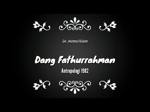 in memoriam Dang Fathurrahman