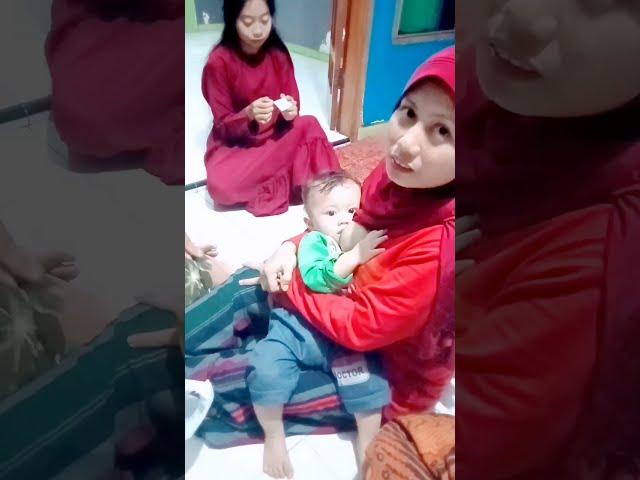 MENYUSUI BAYI YG DI TINGGAL AYAH KCL4K4AN#cokyajof#chorts