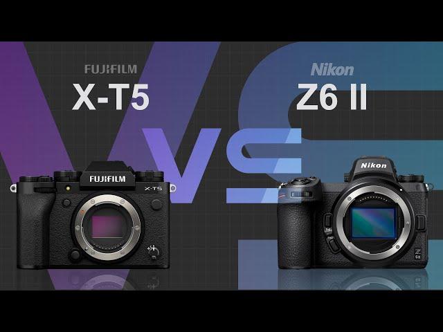 Fujifilm X-T5 vs Nikon Z6 II