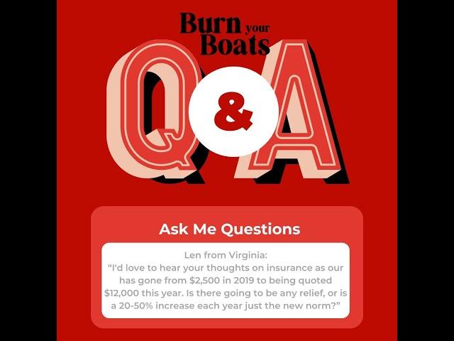 Q&A from Len from Virginia #burnyourboatspodcast #realestateinvesting #wealthcreation