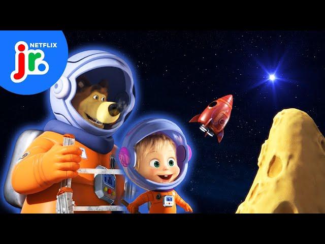 Masha On the Moon!  Masha & the Bear | Netflix Jr