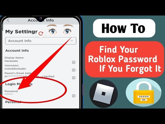 How To See Your Password in Roblox  2024 | See Roblox Login Password IF You Forgot It