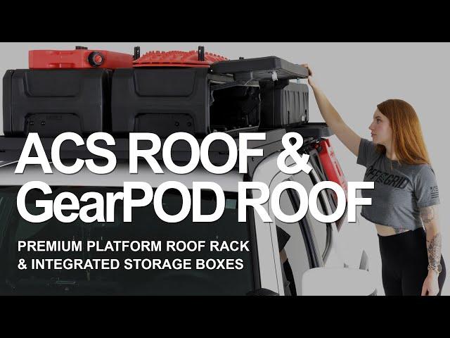 LEITNER ACS ROOF & GearPOD ROOF Premium Platform Rack with Integrated Storage Boxes