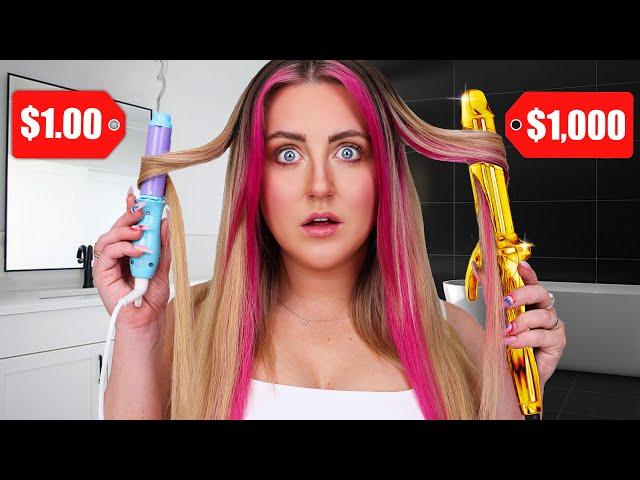 $1 vs $1,000 Curling Iron!