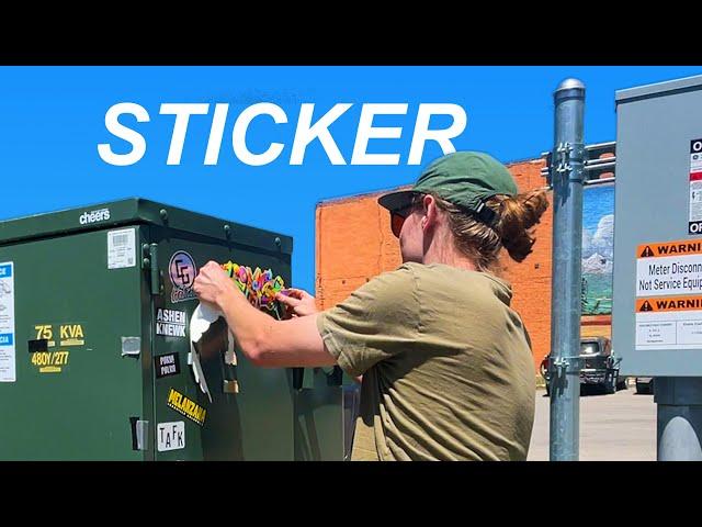 How I Make Stickers For Street Art