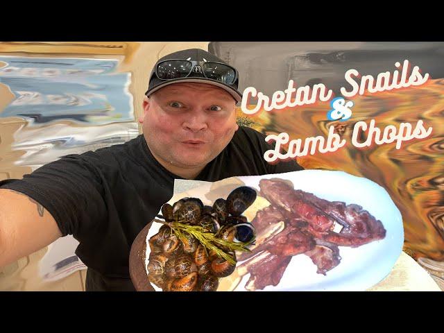 Heraklion, Crete, Greece | Snails and Lamb Chops at Xalali