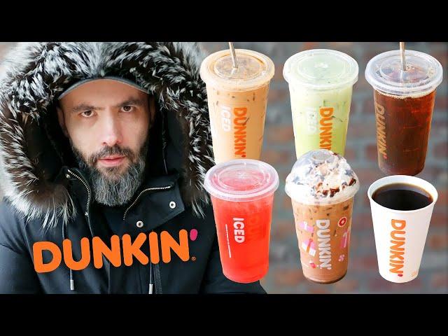 Ranking 25+ Dunkin' Drinks | Ranked with Babish