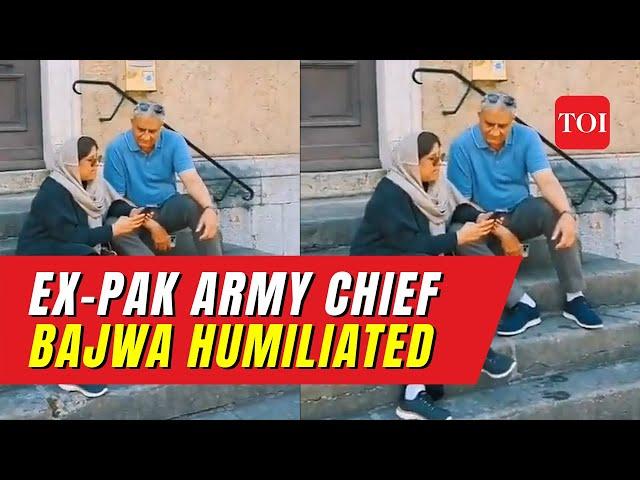 Going viral! Afghan citizen abuses Ex-Pak Army Chief General Bajwa in France