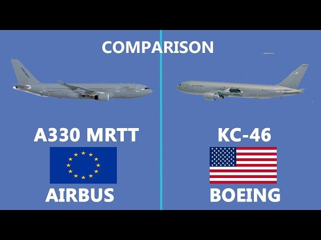 Comparison of the KC-46A and A330 MRTT: Military Multipurpose Transport Aircraft