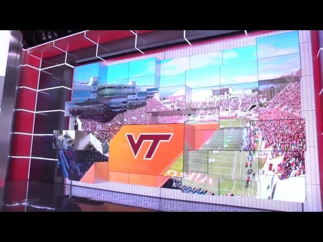 Virginia Tech Coach Frank Beamer Visits ESPN