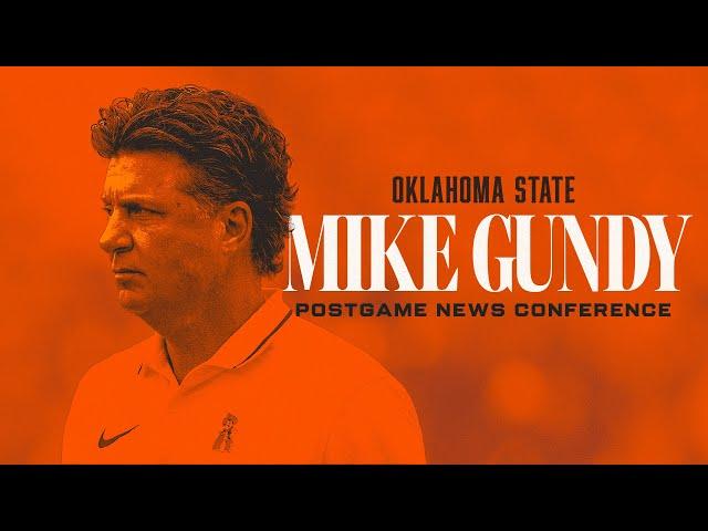 Oklahoma State vs. Utah Postgame News Conference - 9/21/2024