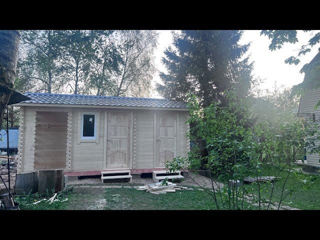 Наш новый хозблок на даче