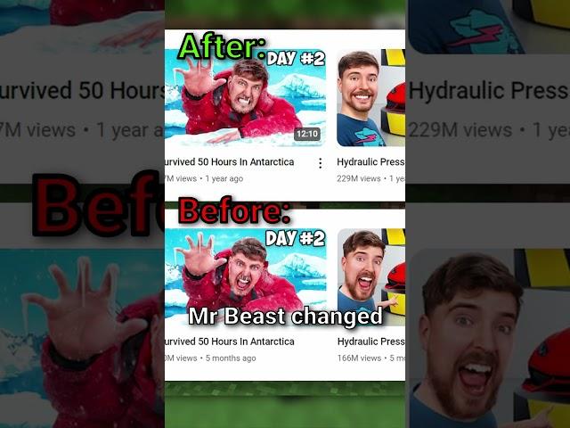 I bullied Mr Beast into changing his thumbnails