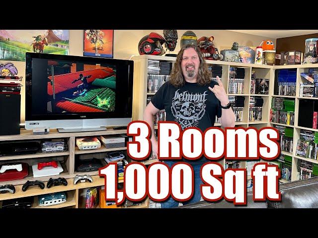 * NEW * Game Room Tour for 2022 - (60 Systems + 7,500 Games)