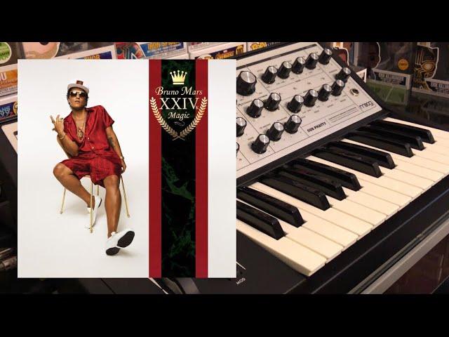 Bruno Mars - “24K Magic” Synth Bass Cover (Moog Sub Phatty)