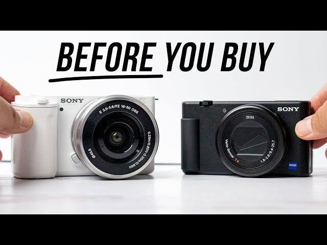 Sony ZV-E10 vs Sony ZV-1 // WATCH BEFORE YOU BUY!