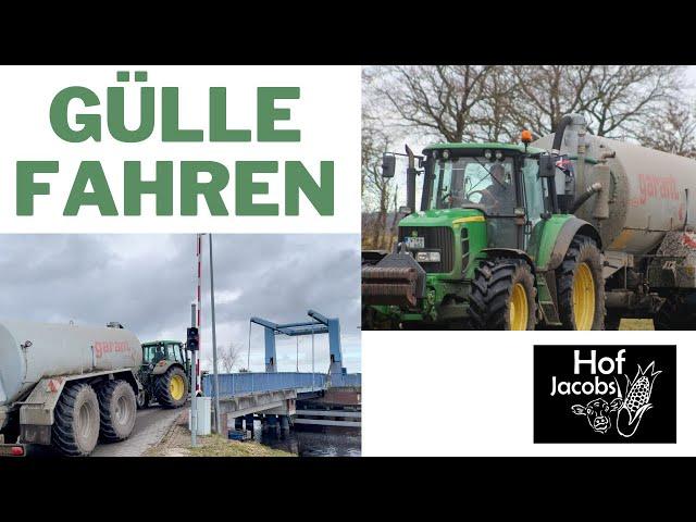 Gülle fahren 