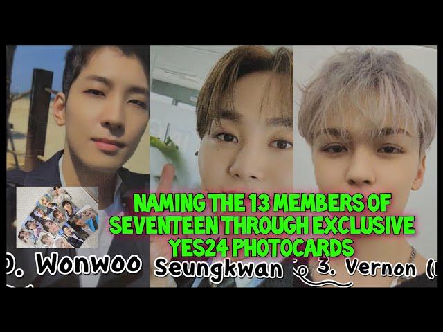 Seventeen 세븐틴 Yes24 exclusive FML photocards| I tried naming the 13 members!!! OMG