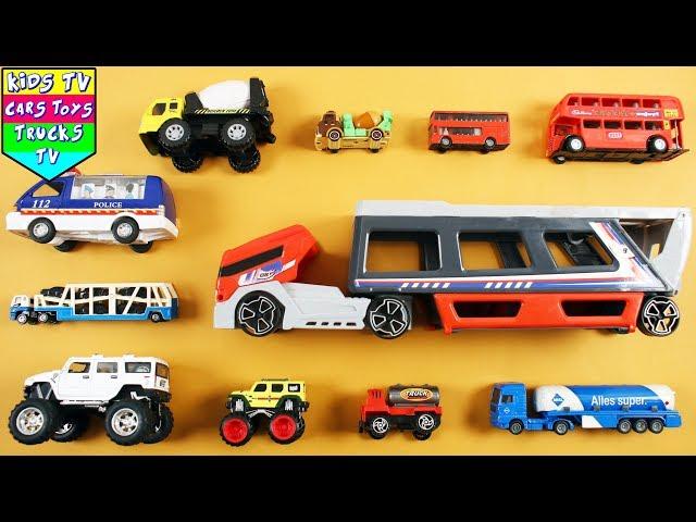 Big And Small Vehicles For Kids | Size Relation Videos