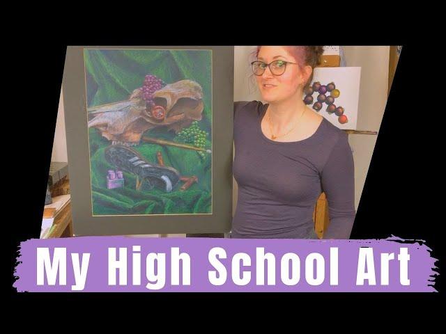 Tour Of My High School Art Portfolio | 15+ years later