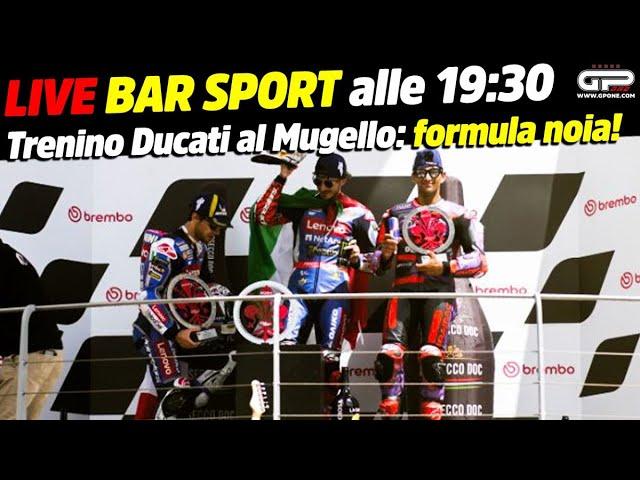 LIVE Bar Sport alle 19:30 - Trenino Ducati al Mugello: formula noia!