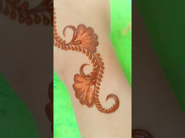 Eid Special Very Easy & Unique Style Girlish Mehndi Design