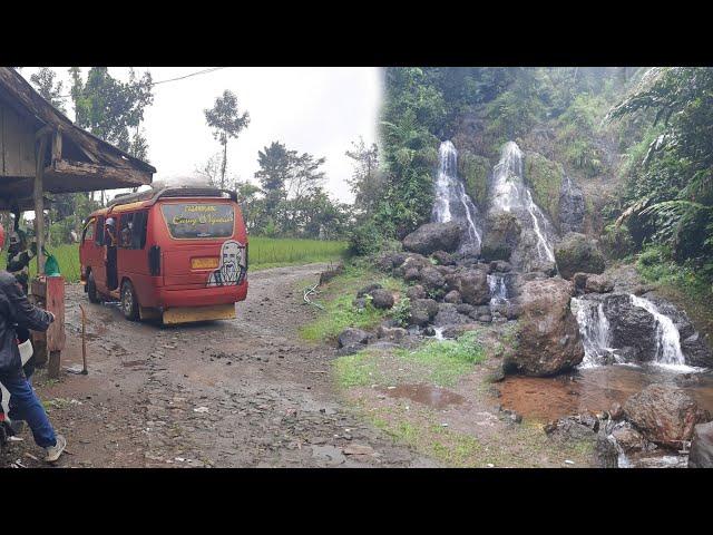 Tantangan naik Angkutan ELP satu 1nya rute Cianjur-Curug ngebul`si Raja Paket tangguh `